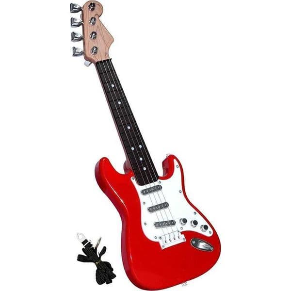 2026 New 17In Kids 4 Strings Electric Guitar Musical Instruments For Children Portable Electronic Instrument Toy Toys