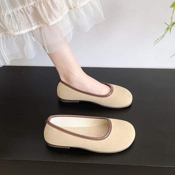 Ddmysports Spring New French Style Flat Mary Jane For Women Slip On Flats To Match Skirts Granny Shoes Outdoor Shoes