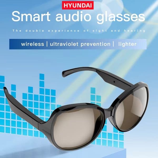 HYUNDAI Smart Glasses Bluetooth 5.4 Headphones Touch Hands-Free Calling Stereo Music Headphones For Outdoor Sport F07 ddmyMon ddmyMon