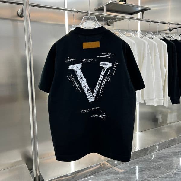 Designer T Shirt Summer Short Sleeve Waves Tee Men Women Lovers Luxury T Shirts Fashion Senior Pure Cotton High Size S-2Xl Bl09