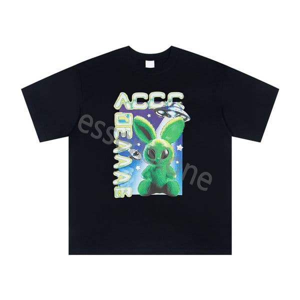 Summer T shirts Designer t shirts Korean Trend Brand Adlv Short Sleeved Teddy Bear Print Couple Loose Adlls shirts Mens and Womens Top Tees Size 1 2