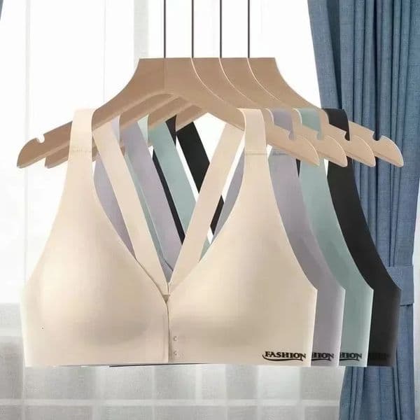 Plus Size Bra Front Buckle Adjustable Underwear Sexy Beautiful Back Comfortable Gathered Breasts Breathable Sports 250609BANJIA