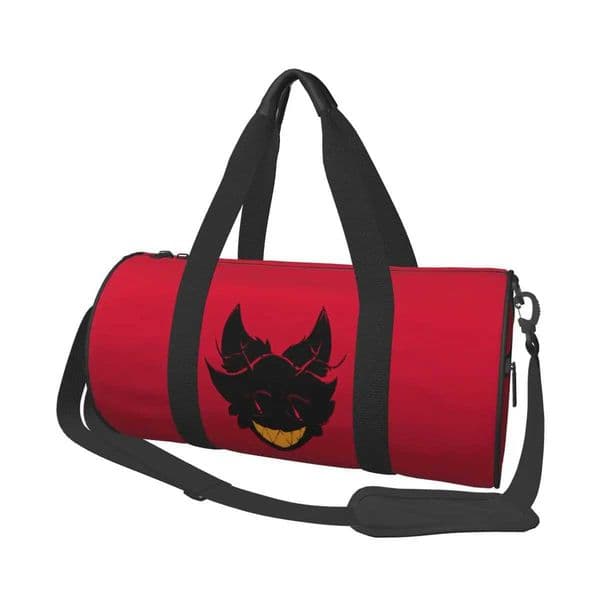 H-Hazbin H-Hotel Round Large Capacity Travel Duffel Bag Tote Large Capacity Weekender Gym Sport Holdall W250618