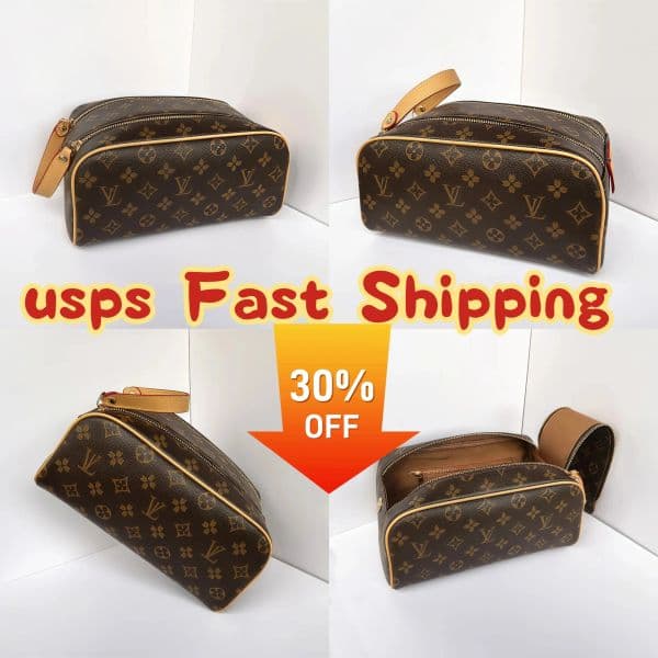 KING SIZE TOILETRY BAG Men Extra Large Wash Bags Luxurys Designers Make Up Cosmetic Toilet Pouch Women Beauty Makeup Case Pochette Accessoires Double Zippy Kits