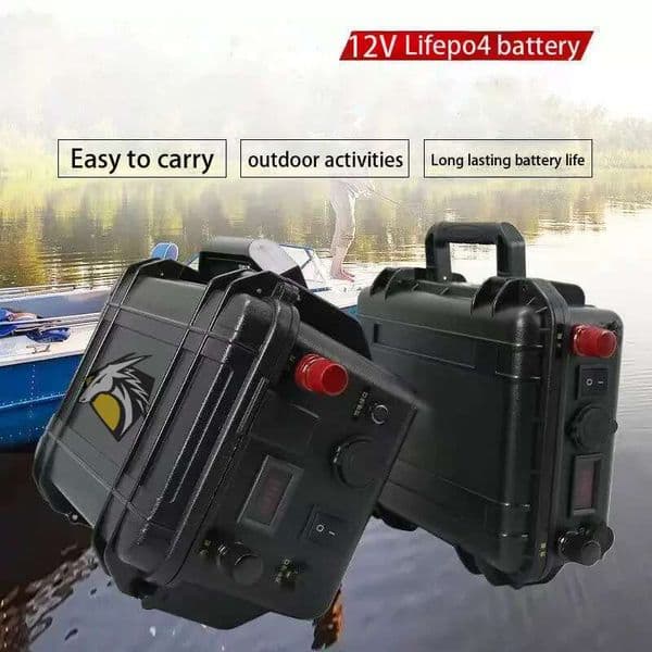 12V 200Ah Lifepo4 Batteria Al Litio Ferro Fosfato Celle Impermeabili Per Carrello Da Golf RV Accumulo di Energia Solare Inverter