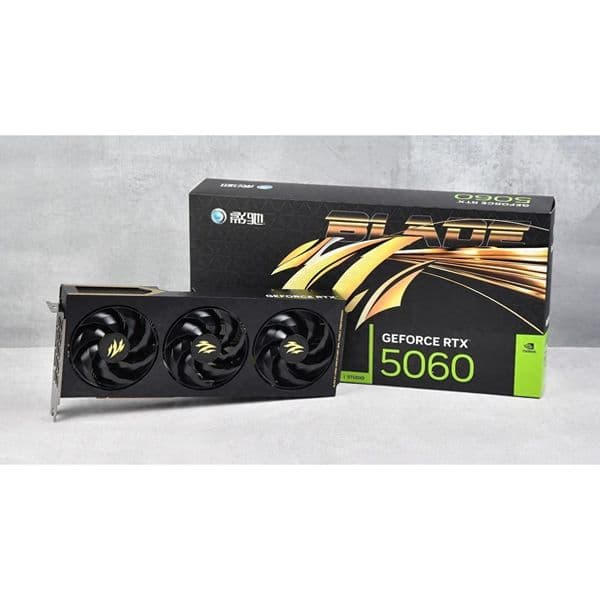 GALAX GeForce RTX 5060 8GB GDDR7 128 Bit PCI Express 5.0 x 16 Graphics Card Black
