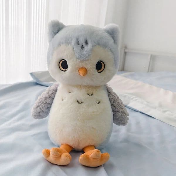 Sky Blue Adorable Funny Owl Cute Stuffed Animal Soft plush Toy the for you Boys and Girls Perfect Birthday Holiday Gifts 250618 W260306