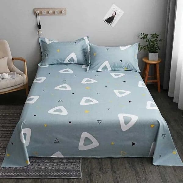 SMYT Premium Quality Cotton Bed Sheets Stylishly Patterned Full-Length Throw Blankets Pillowcases Suitable for Both King u0026 Queen Mattresses