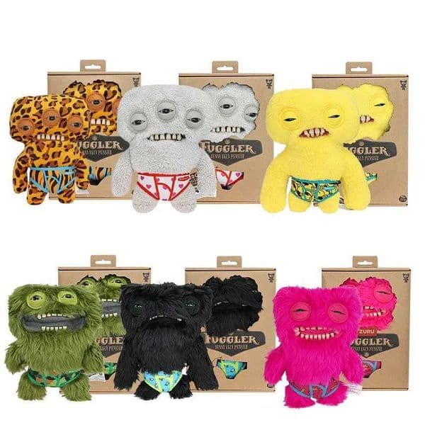 Fuggler WideEyed Tooths Monster Plush Dolls Soft Fuggler Stuffed Pants Gap Toothed McGooMonstrosity Plush Birthday Toys Z250619