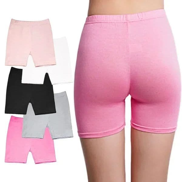 4pcs Girls Safety Pants Modal Dance Leggings Shorts Soft Candy Color Panties Girls Underwear Short tights Aged 3-12 Years 250618