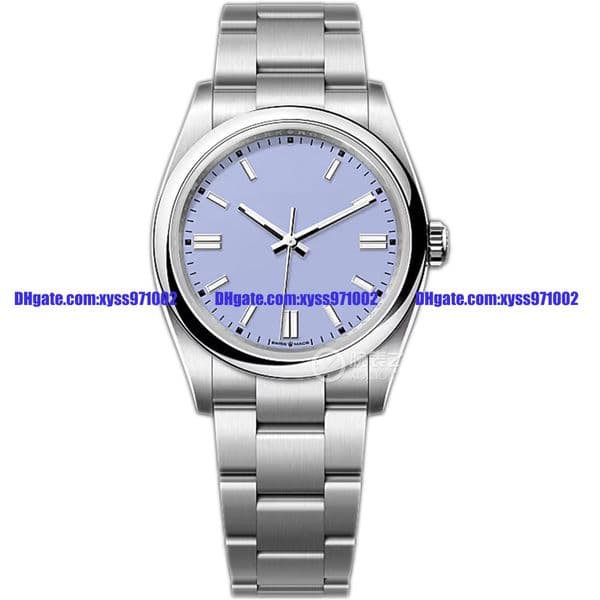 U1f watch 2813 automatic women's watch 126000-0013 36mm Purple dial silver stainless steel watch sapphire glass 126000-00013 men's watch st9 code M126000 wristwatches