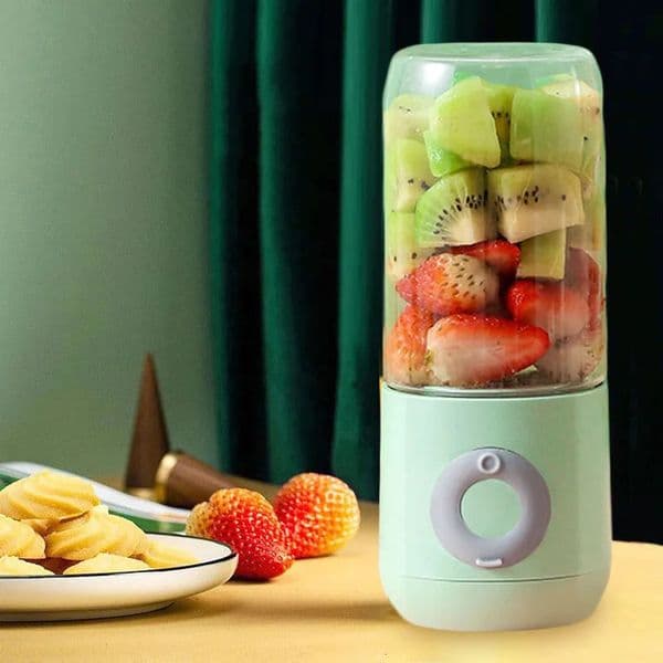 500ML Electric Juicer Portable Smoothie Blender 6 Knife Mini Blenders USB Wireless Rechargeable Mixer Juicers Cup For Travel 250618