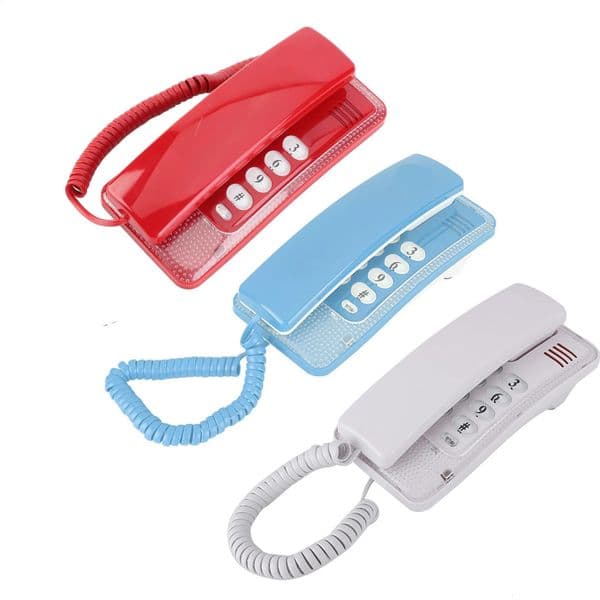 Landline Phone Desktop Wall Mounted Telephone Extension No Caller ID Home Fixed Phone For el Family Office 250617