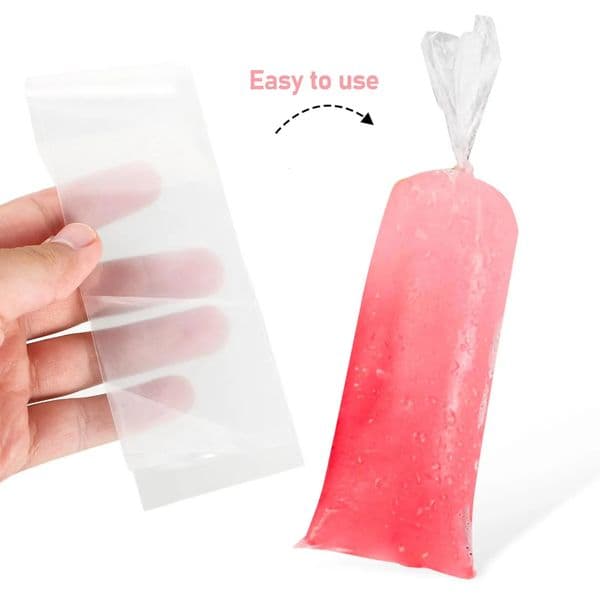 200pcs Disposable Ice Pop Bags Crushed Packing For Homemade Cream Freezer Holders Popsicle Pouches 250623BJ