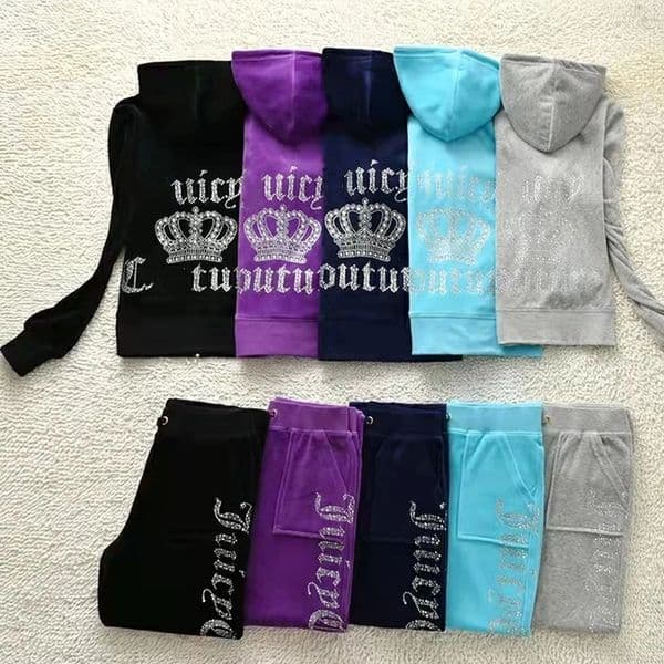 Womens Tracksuit Y2K Designer Long Slve Two Pieces Letter Sticker Diamond Fashion Brand Casual Slim Fit Sports WearW260422