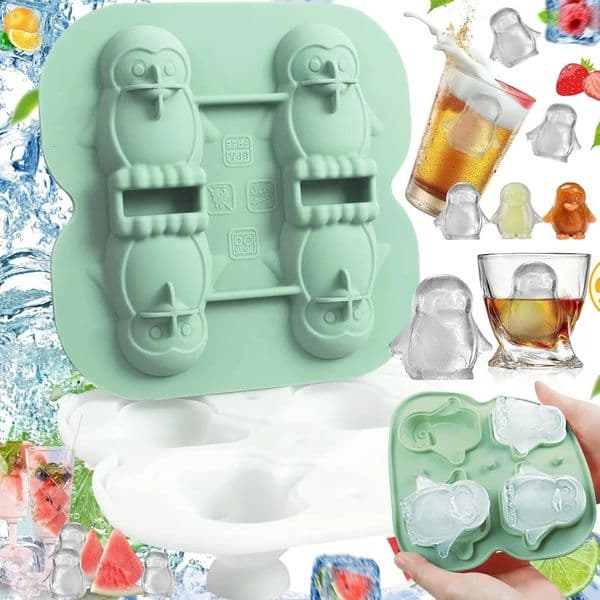 Ice Cube Mold22 inch Large Thick Silicone Whiskey MoldFun Shape Suitable for Cocktails Bourbon Tray w250623BJ