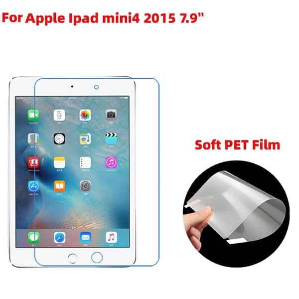 Soft Clear Transparent /matte Anti-glare Plastic PET film tablet pc screen protector Guard for Apple Ipad mini4 7.9 inch 3pcs/lot