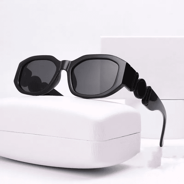 Designer Sunglasses For Women Men Beach Sun Glasses Trendy Classic Square Metal Legs Letter Design Cat Eye Top Eyeglasses