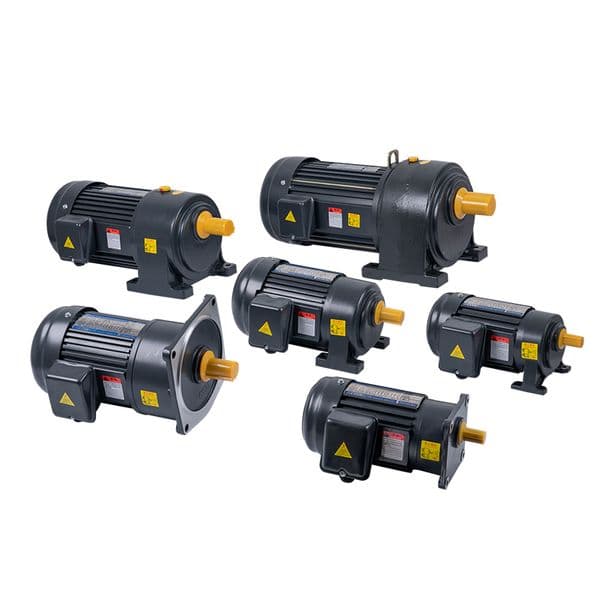 28mm-shaft 200W Horizontal/Vertical 3-Phase (without a brake) Gear Motor Ratio 1:100~200 of Conveyor Belt Usage
