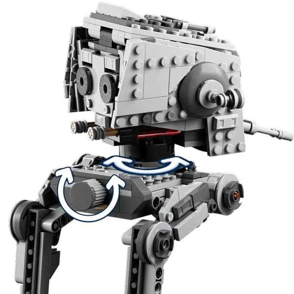 2026 New 586Pcs Space War Interstellar Wars Hoth At-St ST Walker Building Blocks Model Brain Game Bricks Toys Kid Adult Gift R250624 Designe