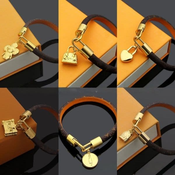 designer bracelet designer jewelry woman men stainless steel jewelry gold clover bracelet Hiphop Rock Party woman louise bracelet luxury jewelry