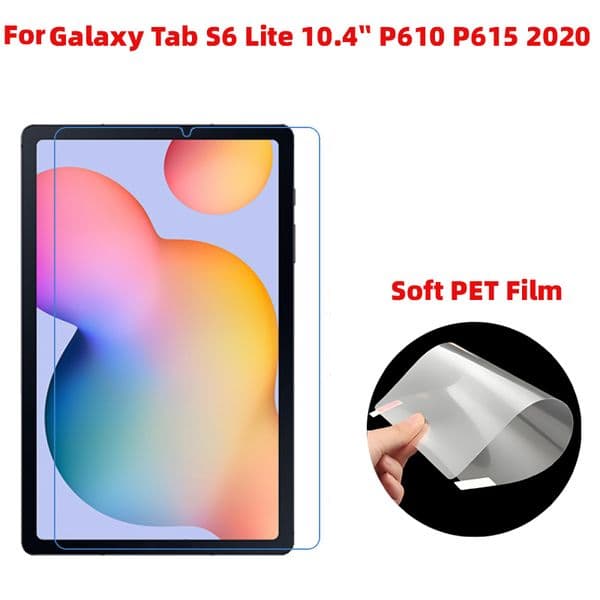 Soft Clear Transparent /matte Anti-glare Plastic PET film tablet pc screen protector Guard for Samsung Galaxy Tab S6 Lite 10.4 P610/615 3pcs/lot