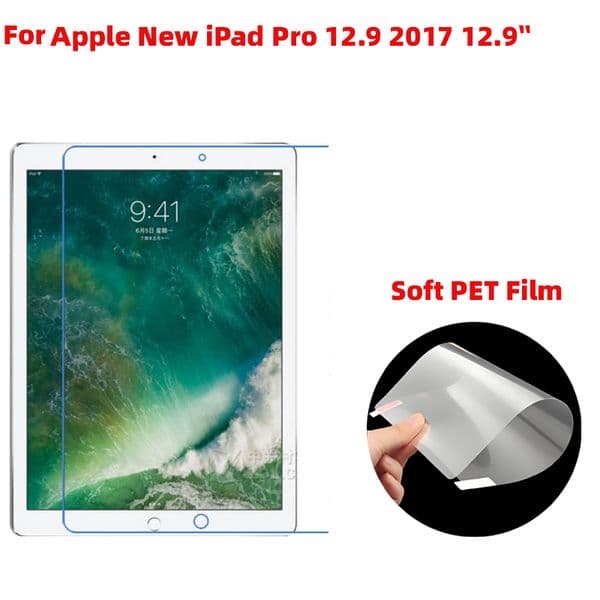 Soft Clear Transparent /matte Anti-glare Plastic PET film tablet pc screen protector Guard for Apple New iPad Pro 12.9 12.9 inch 3pcs/lot