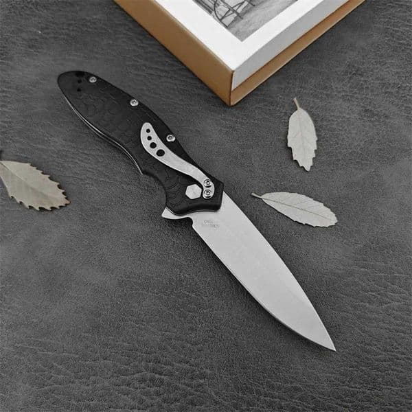 KS 1830 OSO Sweet Pocket Folding Knife 8Cr13Mov Blade ABS+Nylon fiberglass Handle Outdoor Camping Self Defense knife Survival Knife EDC Utilities