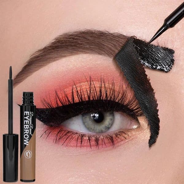 Peel-off Eyebrow Gel Natural Brow Tattoo Black Brown Tint Makeup Waterproof Lasting Eye Brow Enhancers Liquid Gel Tear Wear Easy 250625