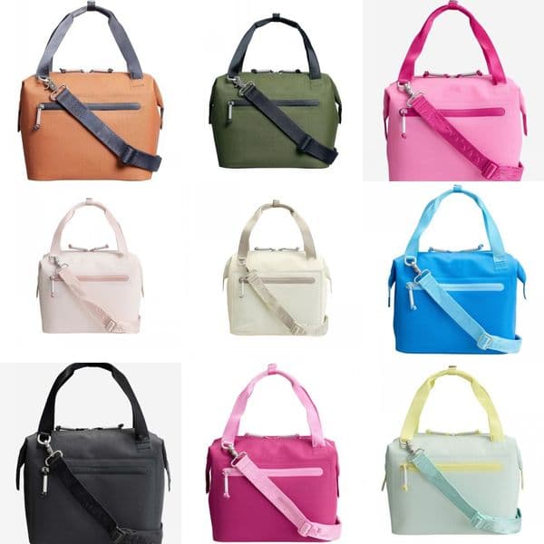 US Warehouse All Day Julienne Mini Soft Lunch Bag Box 10-Can Recycled Polyester 12-Hour Cooling Travel Cooler Bags IN HAND 0625