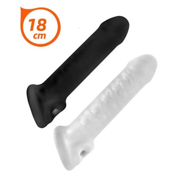 Penis Enlargement Sleeve Thicken Peins Extender Sleeve Soft Lock Sperm Cock Ring Sex Toys for Men Sex Products Penis Enlarger 250626