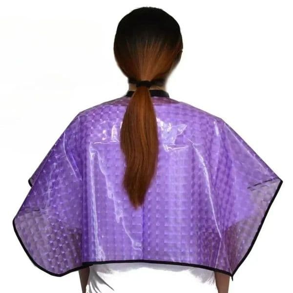 Professional Hair Cutting Collar Waterproof Colouring Cape Barber Cloth Hairdressing Hair Dye Gown Perm Oil Cape Haircut Tool 250625