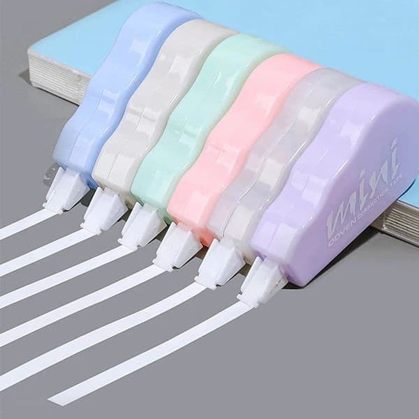 6pcs Multi-color Correction Tape Students Supplies 250624