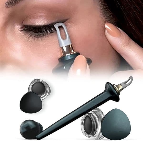 Silicone brush waterproof non-smudge auxiliary tool eyeliner cream 250627 123