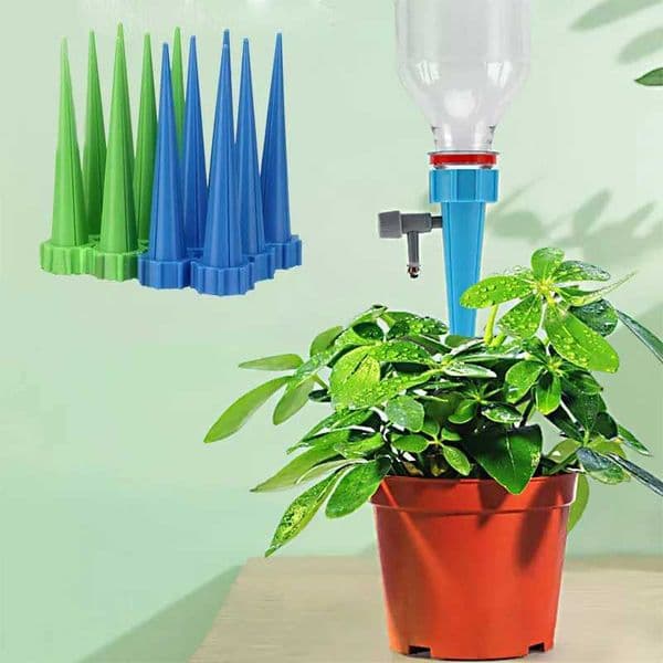 6/12/18/36pcs Waterer Drip Irrigation Device for Household Plant Pots Adjustable Automatic Drip Device for Flower Gardens X250627
