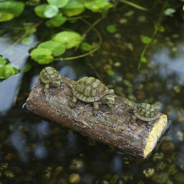 1pc Charming Floating Turtle Garden Statue - Rustic Resin Animal Figurine for Pond Yard Decor Perfect for Thanksgiving X250627