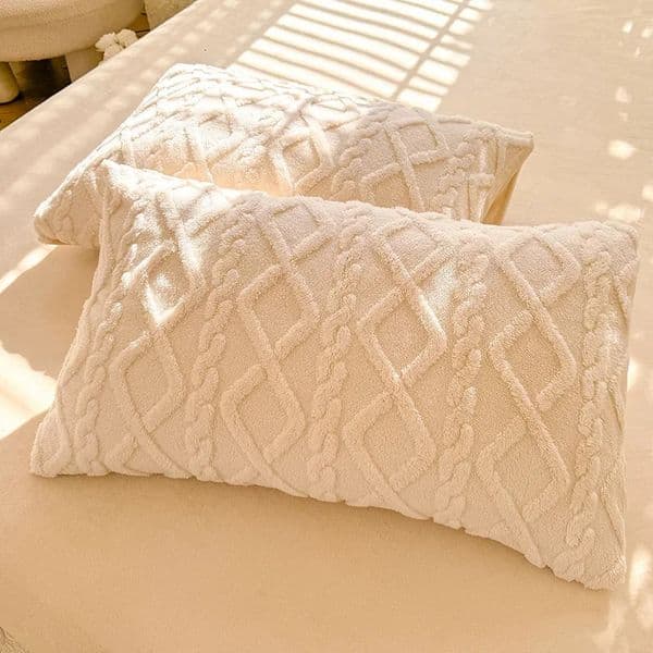 1pcs 2pcs Pillowcase Velvet Pillow Cover 48x74cm Pillowslip Rectangle Cushion Warm Case Fundas De Almohada 250626