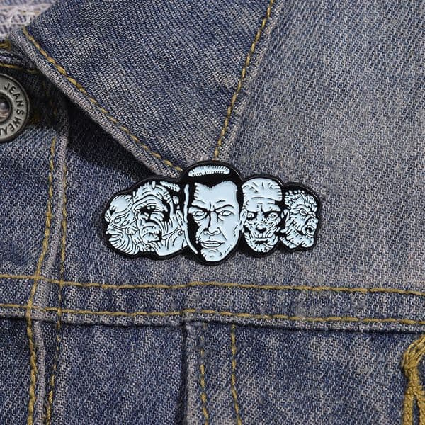 Cartoon accessory Halloween brooch badge Enamel Pin horror scary gothic japanese game tv pin movie film science fiction elf enamel pins Cute Anime holiday S90
