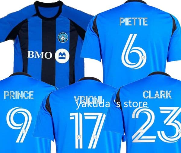 25-26 Montreal home customized soccer jerseys thai quality soccer jerseys yakuda local online store Clark 23 Vrioni 17 Piette 6 Prince 9