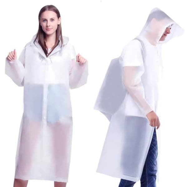Women Men Impermeable Thickened Waterproof Tourism Outdoor Hiking Poncho Raincoat Hooded Rain Coat k1
