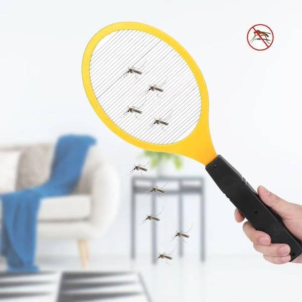 Single Layer Electric Mosquito Racket Fly Swatter Fryer Flies Cordless Tools Bug Battery Baby Power Sleep Insects Night