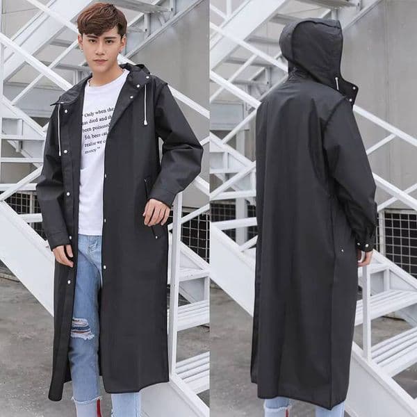 Motorcycle Transparent Raincoat Premium Reusable Full-Body Waterproof Gear for Men Women Perfect Rainy Commutes Leisure Outings k1