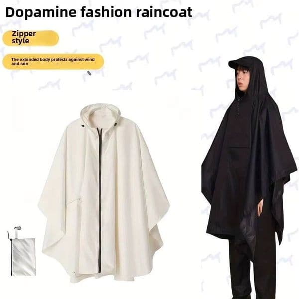 Motorcycle Raincoat Women Men Waterproof Tent Cover Wear Outdoors Hiking Rain Coat Poncho Jacket Cloak