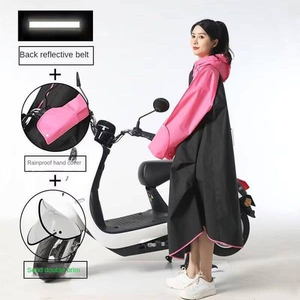 Women Waterproof Biker Rain Cover Integrated Bicycle Raincoat Rainrainwater Woman Womens Raincoats 2023 Coat Men