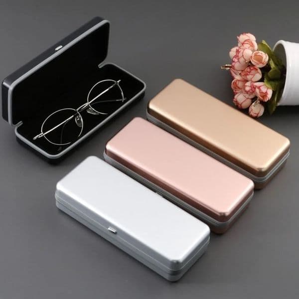 Cubojue Aluminum Glasses Case Hard Ultralight Eyeglasses Box Spectacles Reading Eyewear Storage 250626