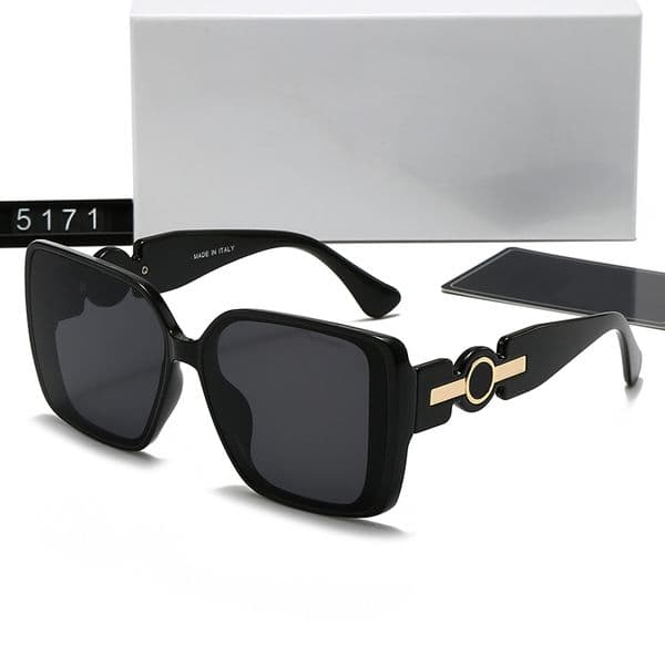 New 2025 Luxury Sunglasses for Women UV400 Protection Designer Men Sun Glasses Retro Cat Eye Outdoor Shades Lightweight Metal 5171 Acetate Frame Eyewear 5A