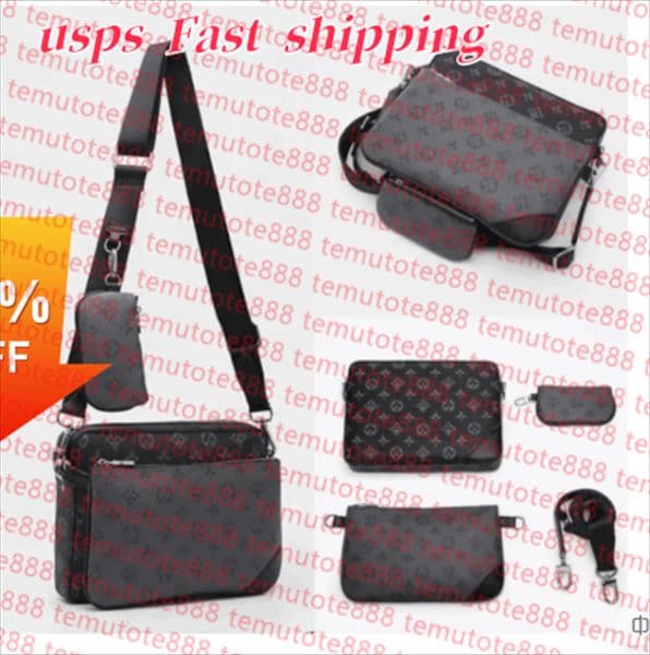 Fashion Designer Bag Lock Bag Crossbody Men's Designer Messenger Bag Embossed Shoulder Messenger Messenger Bag Handbag Luxury Crossbody Purs