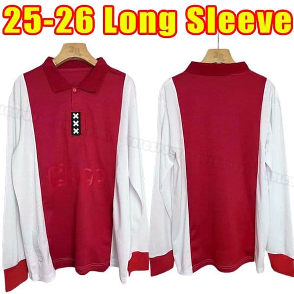 Long sleeve TADIC 25 26 Soccer Jerseys BASSEY BERGHUIS BLIND KLAASSEN TAYLOR 2025 2026 football shirts uniforms BERGWIJN Men home away special