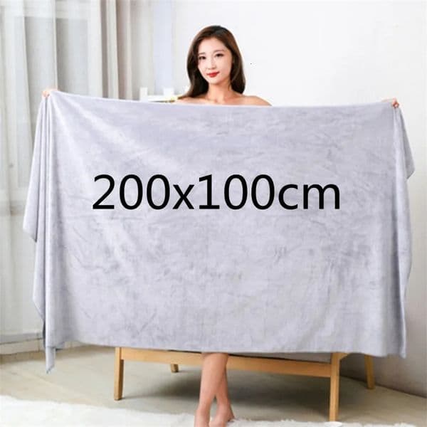 Thick beauty salon bath towel and facial massage quickly dry special large thick ultrafine fiber absorbent soft steam mop 241015