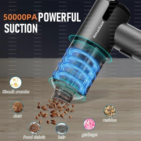 Powerful Car Vacuum Cleaner Wireless Blowing Suction High Power Vehicle laptop Multifunction Portable Vacuum Cleaner for car 240812